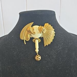 Unique Vintage Elephant Brooch